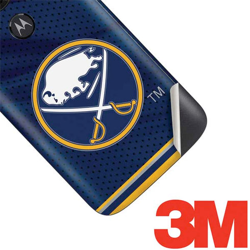 NHL Buffalo Sabres Home Jersey Moto E5 Play Skin